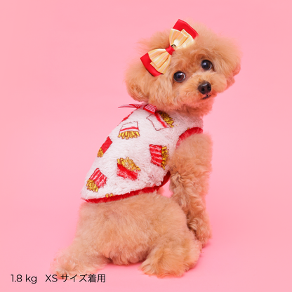 ゴッドピヴァ GODPIVA ☆ご予約☆TERAボアふわもこタンク【小型犬 犬服 ウエア トップス タンクトップ セレブ】
