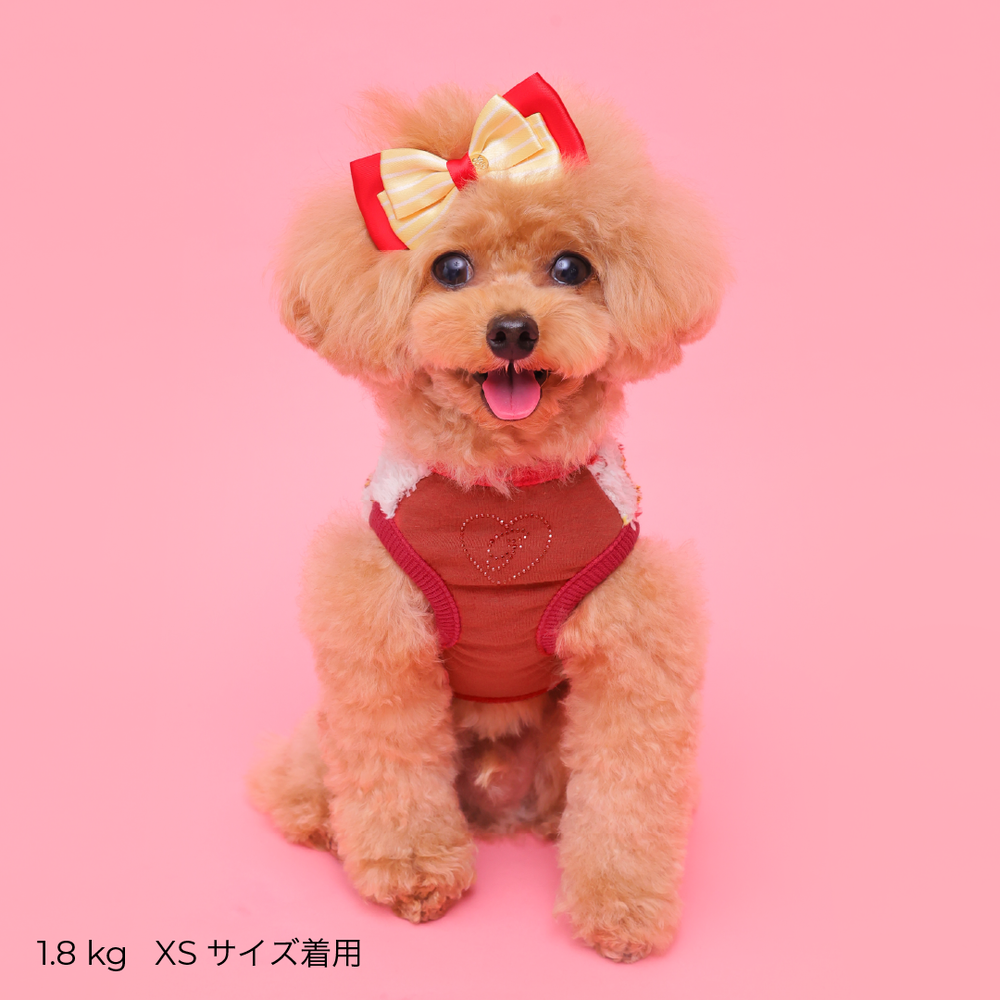 ゴッドピヴァ GODPIVA ☆ご予約☆TERAボアふわもこタンク【小型犬 犬服 ウエア トップス タンクトップ セレブ】