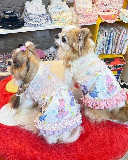 J&Kアニマルズ J&K animals ☆ご予約☆ ふわもこベア ワンピース【犬服 ドッグウエア ワンピース スカート ドレス 半袖】