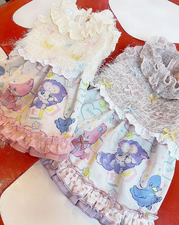 J&Kアニマルズ J&K animals ☆ご予約☆ ふわもこベア ワンピース【犬服 ドッグウエア ワンピース スカート ドレス 半袖】