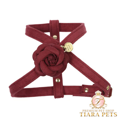 シャーロットドレス Charlotte's Dress Art. g1671N harness Scarlet【犬用 お散歩 一体型 ハーネス セレブ】