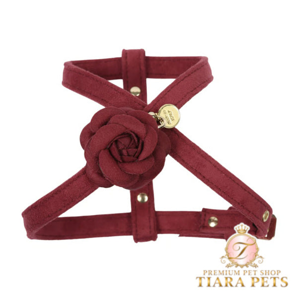 シャーロットドレス Charlotte's Dress Art. g1671N harness Scarlet【犬用 お散歩 一体型 ハーネス セレブ】