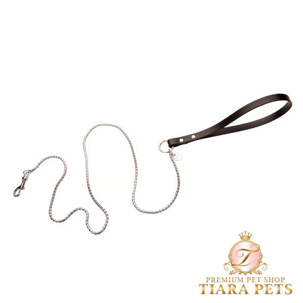 シャーロットドレス Charlotte's Dress Art. h1583N leash Snake(シルバー仕様)【犬用 お散歩 リード セレブ】