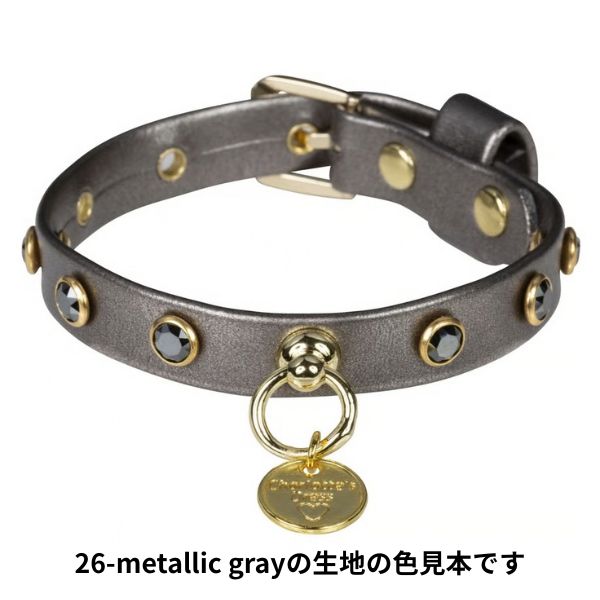 シャーロットドレス Charlotte's Dress Art. h1583NO leash Snake(ゴールド仕様)【犬用 お散歩 リード セレブ】