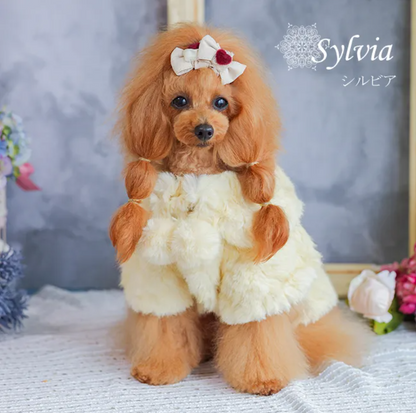 グラマーイズム Glamourism シルビア（Sylvia）選べる3色【小型犬 犬服 トップス アウター コート セレブ】