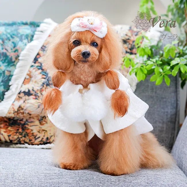 グラマーイズム Glamourism ヴェラ（Vera）選べる2色【小型犬 犬服 ドッグウエア アウター コート ケープ セレブ】
