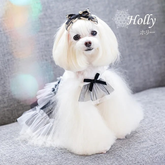 グラマーイズム Glamourism ホリー（Holly）選べる3色【小型犬 犬服 ドッグウエア インナースカート 重ね着 セレブ】