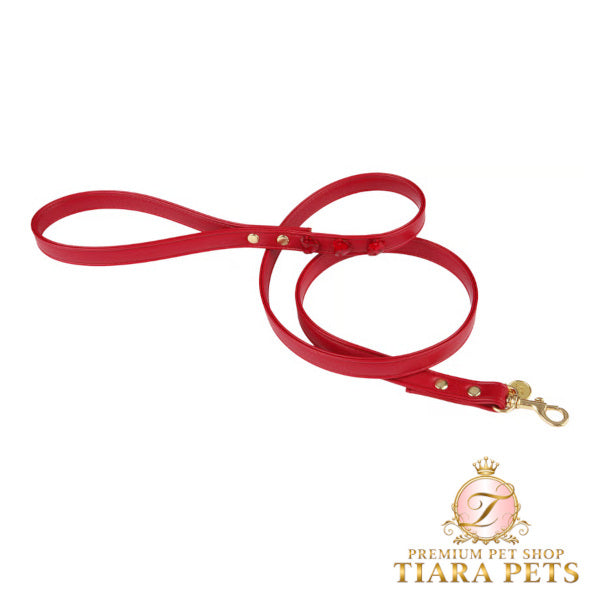 シャーロットドレス Charlotte's Dress Art. h1677NV VIP leash Red Love【犬用 お散歩 リード セレブ】