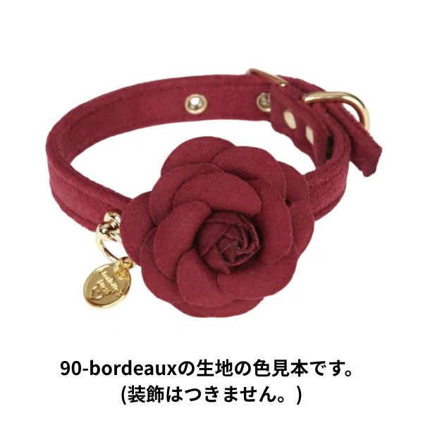 シャーロットドレス Charlotte's Dress Art. f1566NO collar Hermes(ゴールド仕様)【犬用 お散歩 カラー 首輪 セレブ】