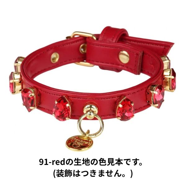 シャーロットドレス Charlotte's Dress Art. f1566NO collar Hermes(ゴールド仕様)【犬用 お散歩 カラー 首輪 セレブ】