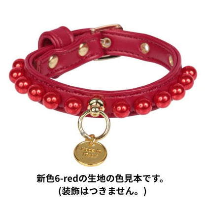シャーロットドレス Charlotte's Dress Art f1010NO collar So Chic（ゴールド仕様)【犬用 お散歩 カラー 首輪 セレブ】