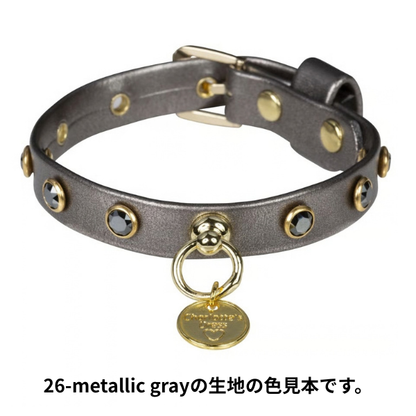 シャーロットドレス Charlotte's Dress Art. f1019N collar Lulu【犬用 お散歩 カラー 首輪 セレブ】