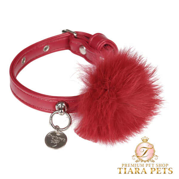 シャーロットドレス Charlotte's Dress Art. f1675N collar Fluffy【犬用 お散歩 カラー 首輪 セレブ】