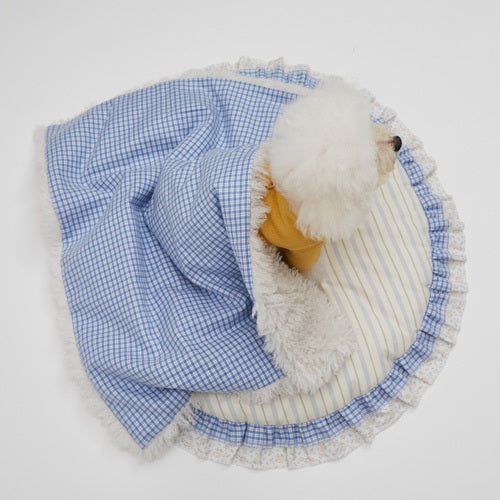 ルイスドッグ louisdog Morning Blue Blanket【小型犬 犬用 ブランケット ハウス セレブ】