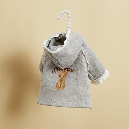 ルイスドッグ louisdog Lazy Day Hoodie【小型犬 犬服 ドッグウエア トップス フーディ パーカー セレブ】