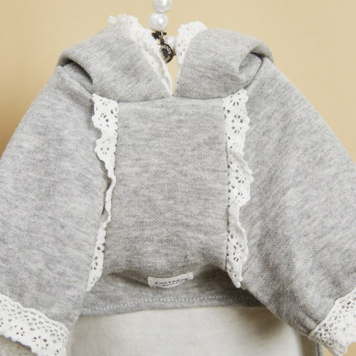ルイスドッグ louisdog Lazy Day Hoodie【小型犬 犬服 ドッグウエア トップス フーディ パーカー セレブ】