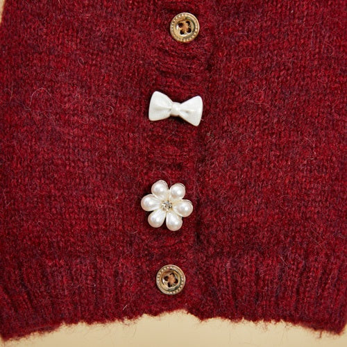 ルイスドッグ louisdog Alpaca Gem Cardigan【小型犬 犬服 ドッグウエア トップス フーディ パーカー セレブ】