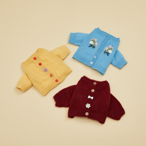 ルイスドッグ louisdog Merino Little Bouquet Cardigan【小型犬 犬服 ドッグウエア トップス フーディ パーカー セレブ】