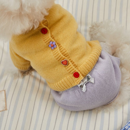 ルイスドッグ louisdog Cashmere Gem Cardigan【小型犬 犬服 ドッグウエア トップス フーディ パーカー セレブ】