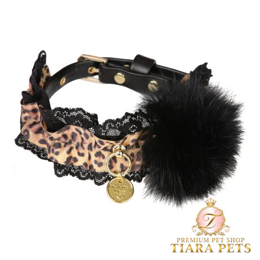 シャーロットドレス Charlotte's Dress Art. f1499N collar Amber【犬用 お散歩 カラー 首輪 セレブ】