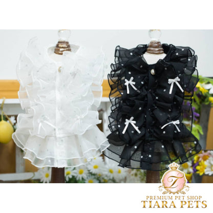 ブルブブ BUL BU-BU フレアフリルキャミ【小型犬 犬服 ドッグウエア トップス キャミソール ノースリーブ セレブ】