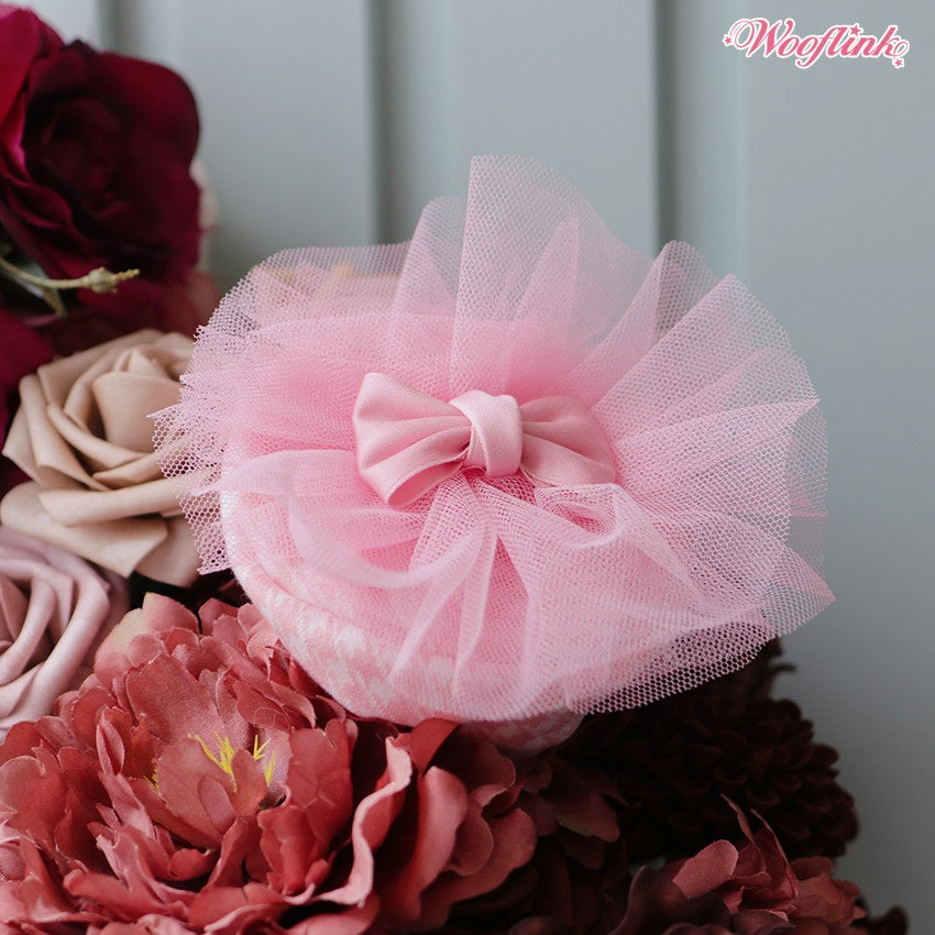 ウーフリンク WOOFLINK SUGAR FAIRY BERET【犬服 犬用 帽子 ヘアアクセサリー ベレー帽 セレブ】