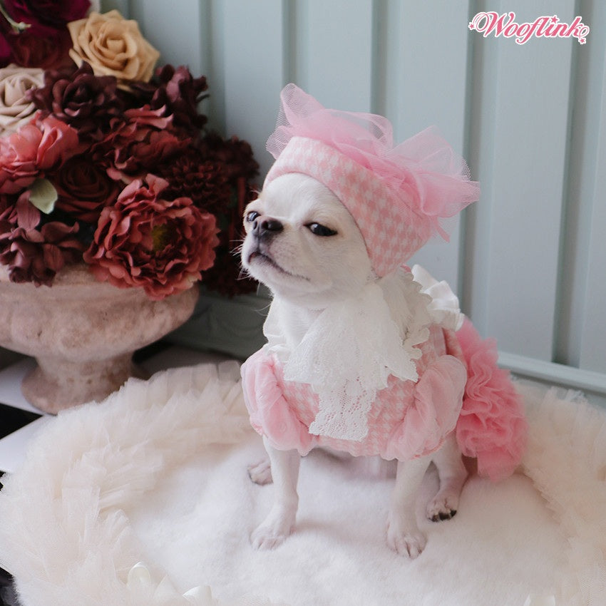 ウーフリンク WOOFLINK SUGAR FAIRY BERET【犬服 犬用 帽子 ヘアアクセサリー ベレー帽 セレブ】