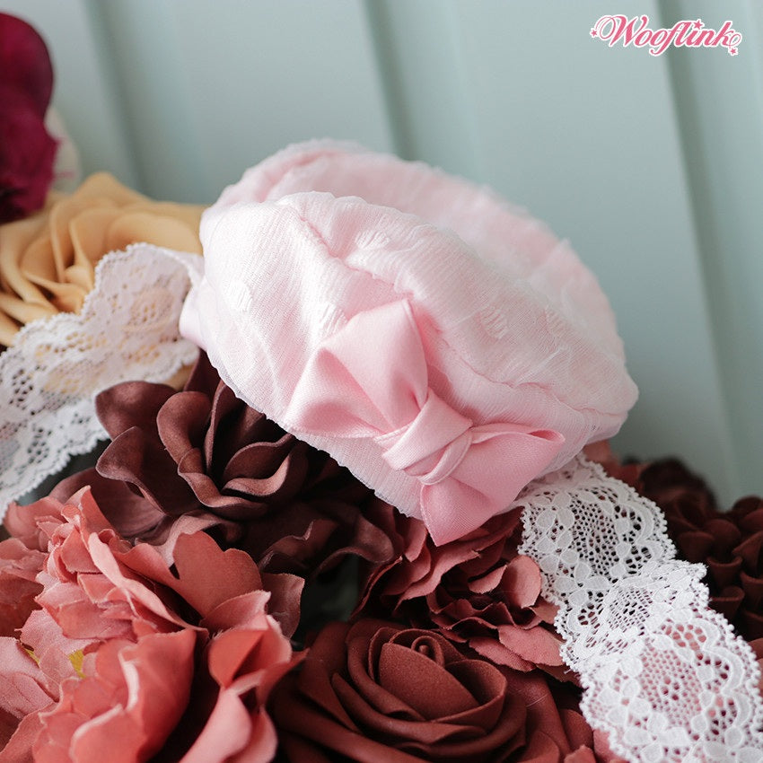 ウーフリンク WOOFLINK SORBET CONFETTI BERET【犬服 犬用 帽子 ヘアアクセサリー ベレー帽 セレブ】