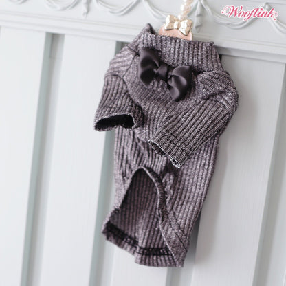ウーフリンク WOOFLINK HOLIDAY SHIMMER BASIC TURTLENECK【犬服 ドッグウエア トップス セレブ】