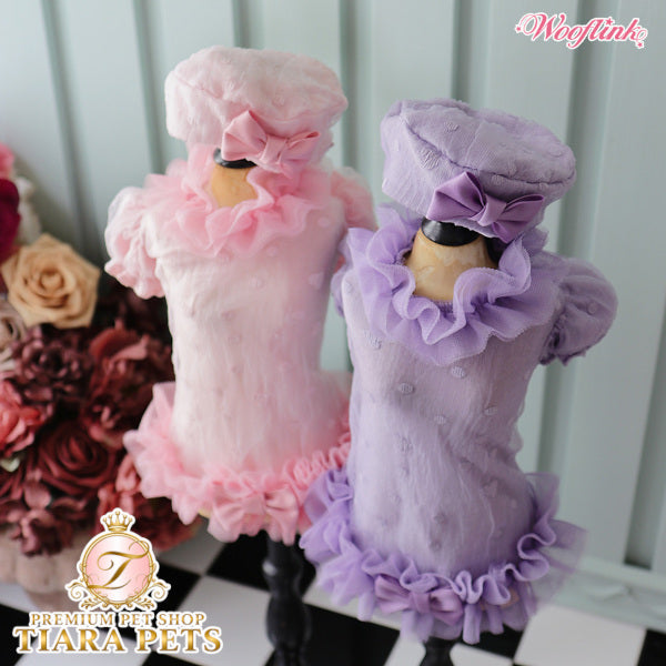 ウーフリンク WOOFLINK SORBET CONFETTI BLOUSE【犬服 ドッグウエア トップス ブラウス セレブ】