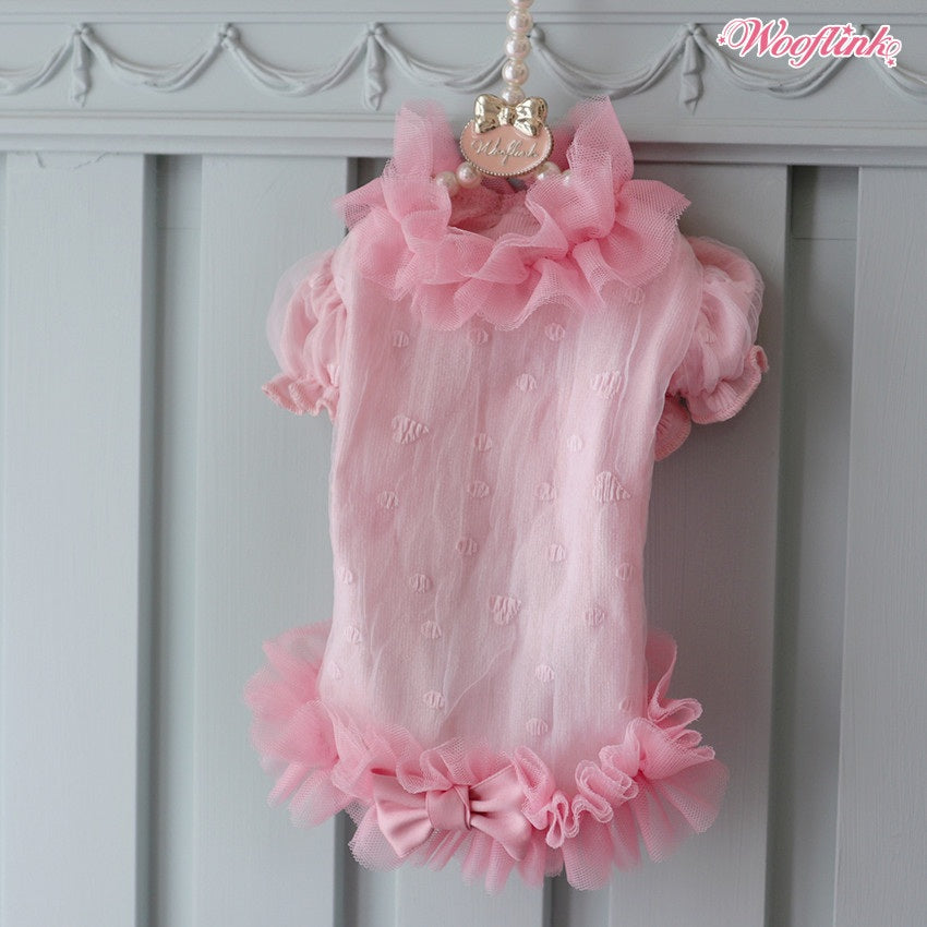 ウーフリンク WOOFLINK SORBET CONFETTI BLOUSE【犬服 ドッグウエア トップス ブラウス セレブ】