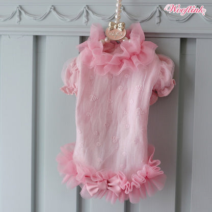 ウーフリンク WOOFLINK SORBET CONFETTI BLOUSE【犬服 ドッグウエア トップス ブラウス セレブ】