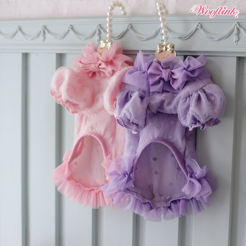 ウーフリンク WOOFLINK SORBET CONFETTI BLOUSE【犬服 ドッグウエア トップス ブラウス セレブ】