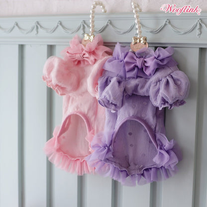 ウーフリンク WOOFLINK SORBET CONFETTI BLOUSE【犬服 ドッグウエア トップス ブラウス セレブ】