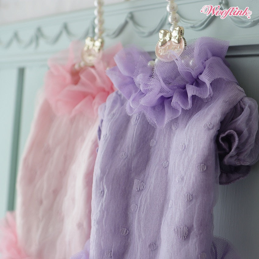 ウーフリンク WOOFLINK SORBET CONFETTI BLOUSE【犬服 ドッグウエア トップス ブラウス セレブ】