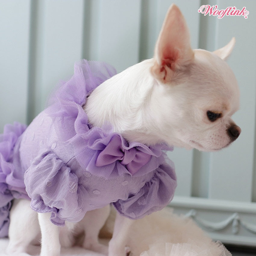 ウーフリンク WOOFLINK SORBET CONFETTI BLOUSE【犬服 ドッグウエア トップス ブラウス セレブ】