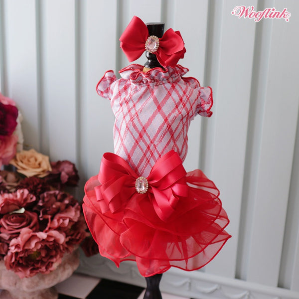 ウーフリンク WOOFLINK SCARLET【犬服 ドッグウエア ドレス ワンピース スカート セレブ】