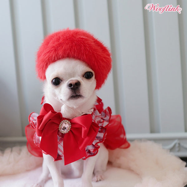 ウーフリンク WOOFLINK SCARLET【犬服 ドッグウエア ドレス ワンピース スカート セレブ】