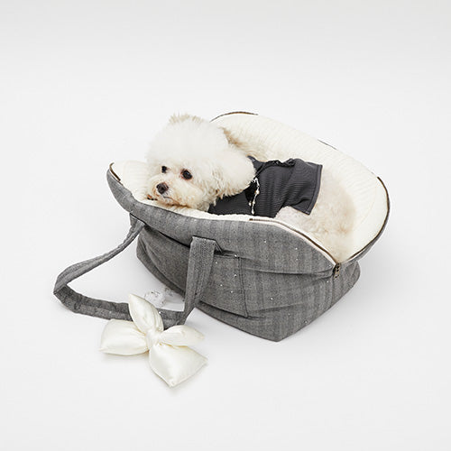 ルイスドッグ louisdog Waffle Pocket Tee ワッフルポケットTシャツ【小型犬 犬服 ドッグウェア 長袖 カットソー セレブ】
