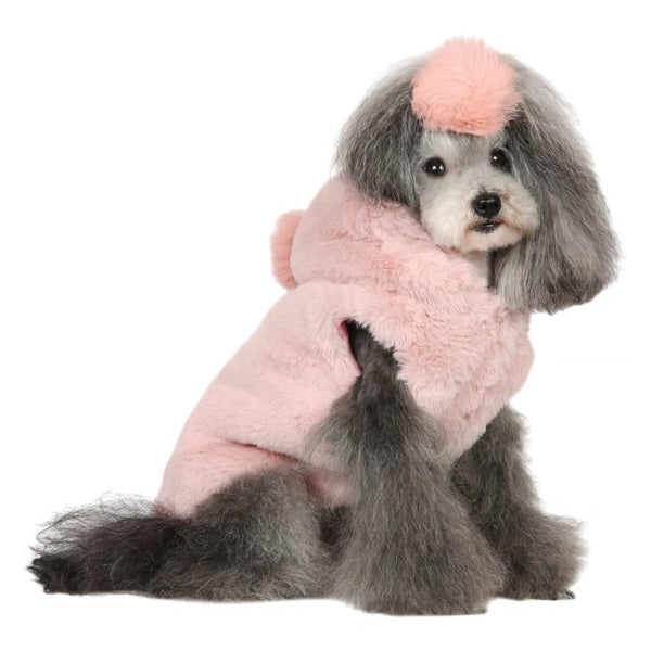 シャーロットドレス Charlotte's Dress Art. 1591 eco-fur Lola【犬服 ドッグウエア アウター コート ファー セレブ】