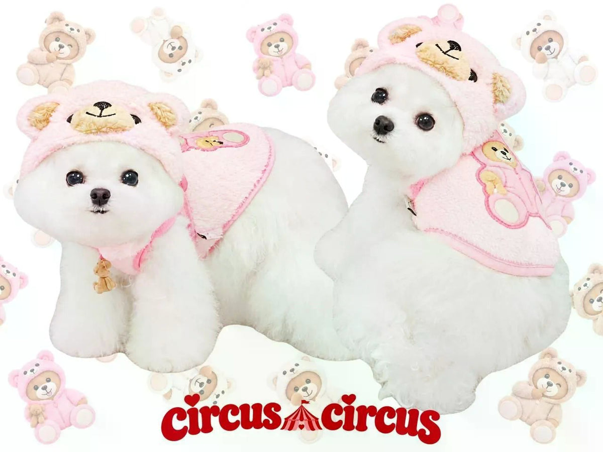 サーカスサーカス circus circus Toy Bear Charming Pose PK パーカー(CCW-0303)XXS～L【小型犬 犬服 ウエア パーカー】