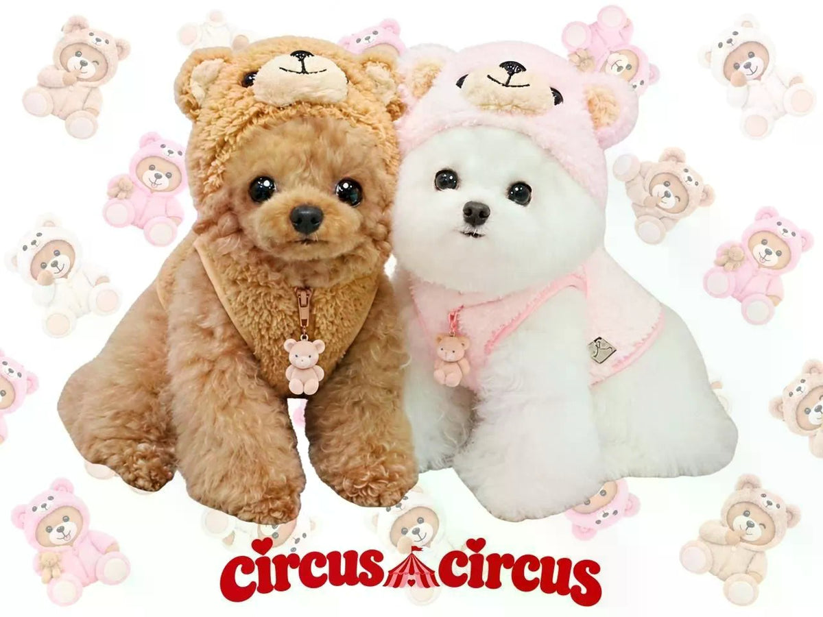 サーカスサーカス circus circus Toy Bear Charming Pose PK パーカー(CCW-0303)XXS～L【小型犬 犬服 ウエア パーカー】