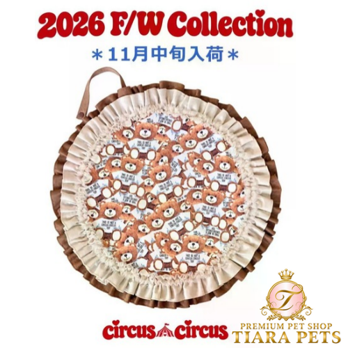 サーカスサーカス circus circus Toy Bear Photo Mat マット(CCZ-0081)【小型犬 マット カフェ】