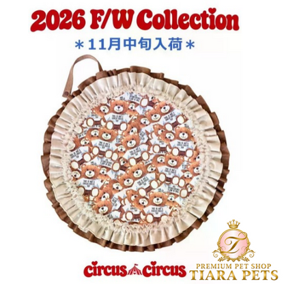 サーカスサーカス circus circus Toy Bear Photo Mat マット(CCZ-0081)【小型犬 マット カフェ】
