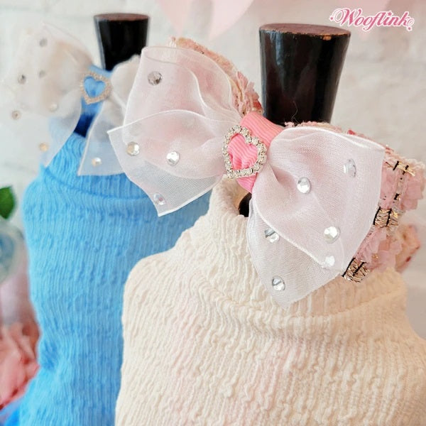 ウーフリンク WOOFLINK PRING MOMENTS HAIRBOW【小型犬 アクセサリー バレッタ ヘアピン ヘアーアクセサリー】