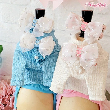 ウーフリンク WOOFLINK SPRING MOMENTS TURTLENECK【小型犬 犬服 ウエア トップス カットソー Tシャツ セレブ】
