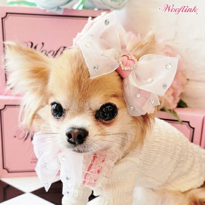 ウーフリンク WOOFLINK PRING MOMENTS HAIRBOW【小型犬 アクセサリー バレッタ ヘアピン ヘアーアクセサリー】