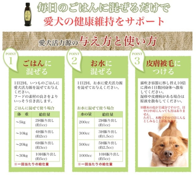 ビッグウッド BIGWOOD 愛犬活力源 100ml【犬用 サプリメント 腸内 被毛 栄養】