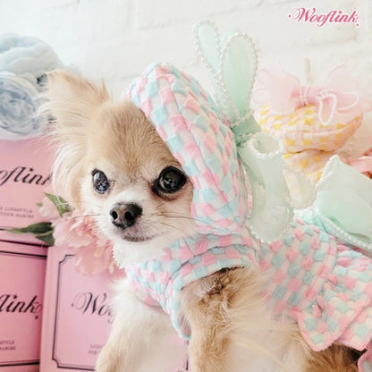 ウーフリンク WOOFLINK MARSHMALLOW【小型犬 犬服 ウエア トップス カットソー ワンピ セレブ】