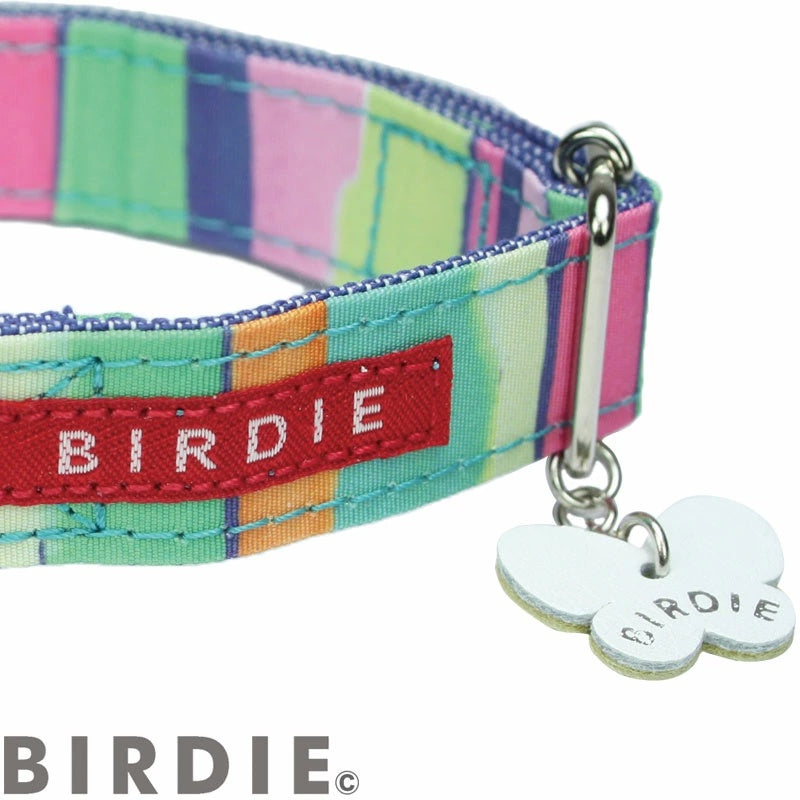 バーディ BIRDIE ワンタッチマルチボーダーカラー(SS)【超小型犬/ ペット 首輪 カジュアル カラー】